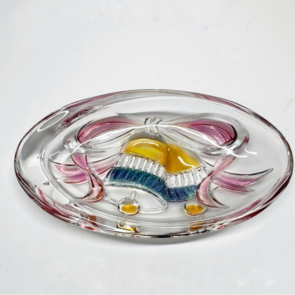Mikasa Studio Nova Savoir Vivre Crystal Colorful Bells Candy Dish